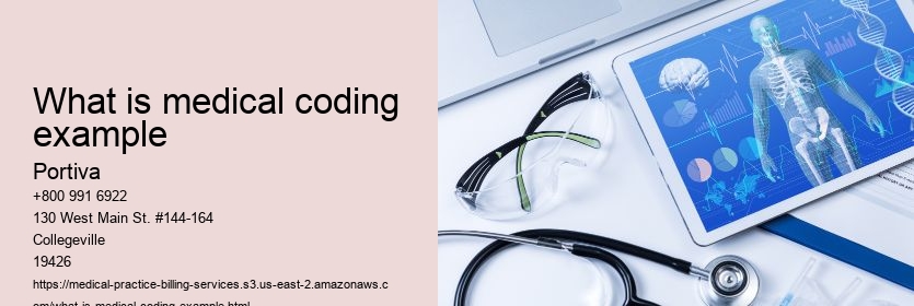 What is medical coding example